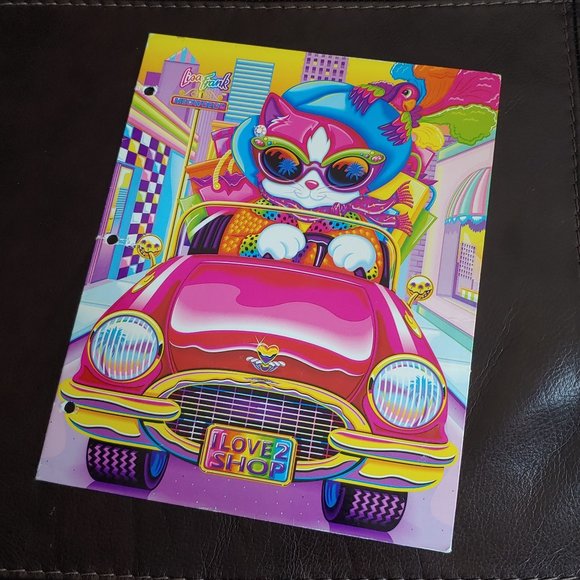 Lisa Frank Other - Lisa Frank Fantastic World I Love To Shop Lily Luvabuy Cat Folder